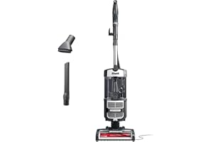 Shark UV730 Navigator Lift-Away Upright Vacuum, PowerFins HairPro Self-Cleaning Brushroll, HEPA Filter with Anti-Allergen Technology, LED Headlights, Swivel Steering, Gray (Renewed)