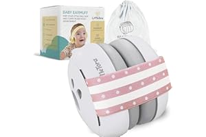 LittleTora Baby Ear Muff - Noise Canceling Headphone for Infant Hearing Protection - Newborn Airplane Travel Essential