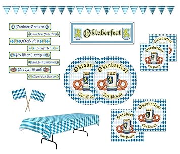 Amazon Com Octoberfest Party Supplies Tableware Decorations For