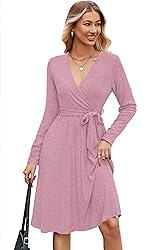 Newshows Womens 2024 Fall Sweater Dress Long Sleeve