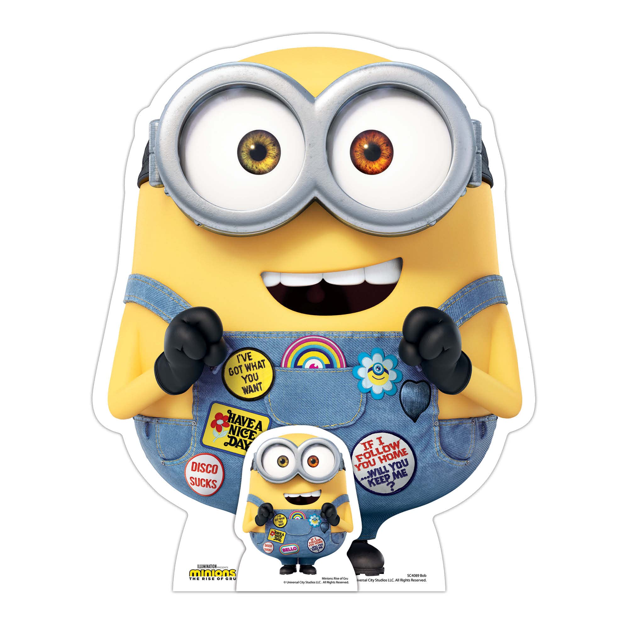 Star Cutouts SC4089 Little Brother Bob Minions 2 Cardboard Cutout Birthdays Gifts Decorations