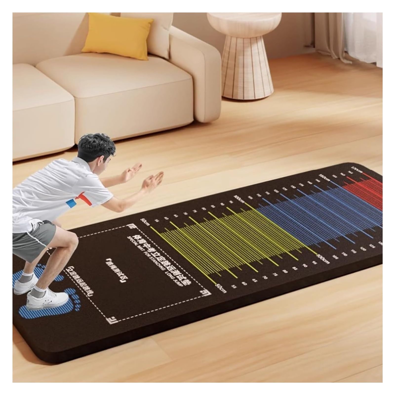 yinjieUS Standing Long Jump Mat, Standing Long Jump