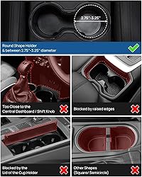 JOYTUTUS Large Stable Cup Holder Expander for