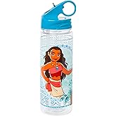 Silver Buffalo Disney MN0464 Moana Character Pose BPA Free Tritan Water Bottle, 600ml, Multicolor