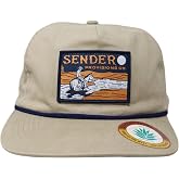Sendero Provisions Co. Lone Rider Braided Rope Hat with Woven Patch - Tan | Felt Design, Braided Rope, Adjustable, Snapback, One Size, Oversized Fit, Mid Profile
