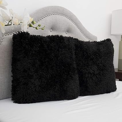 Amazon Com Sweet Home Collection Plush Pillow Faux Fur Soft And