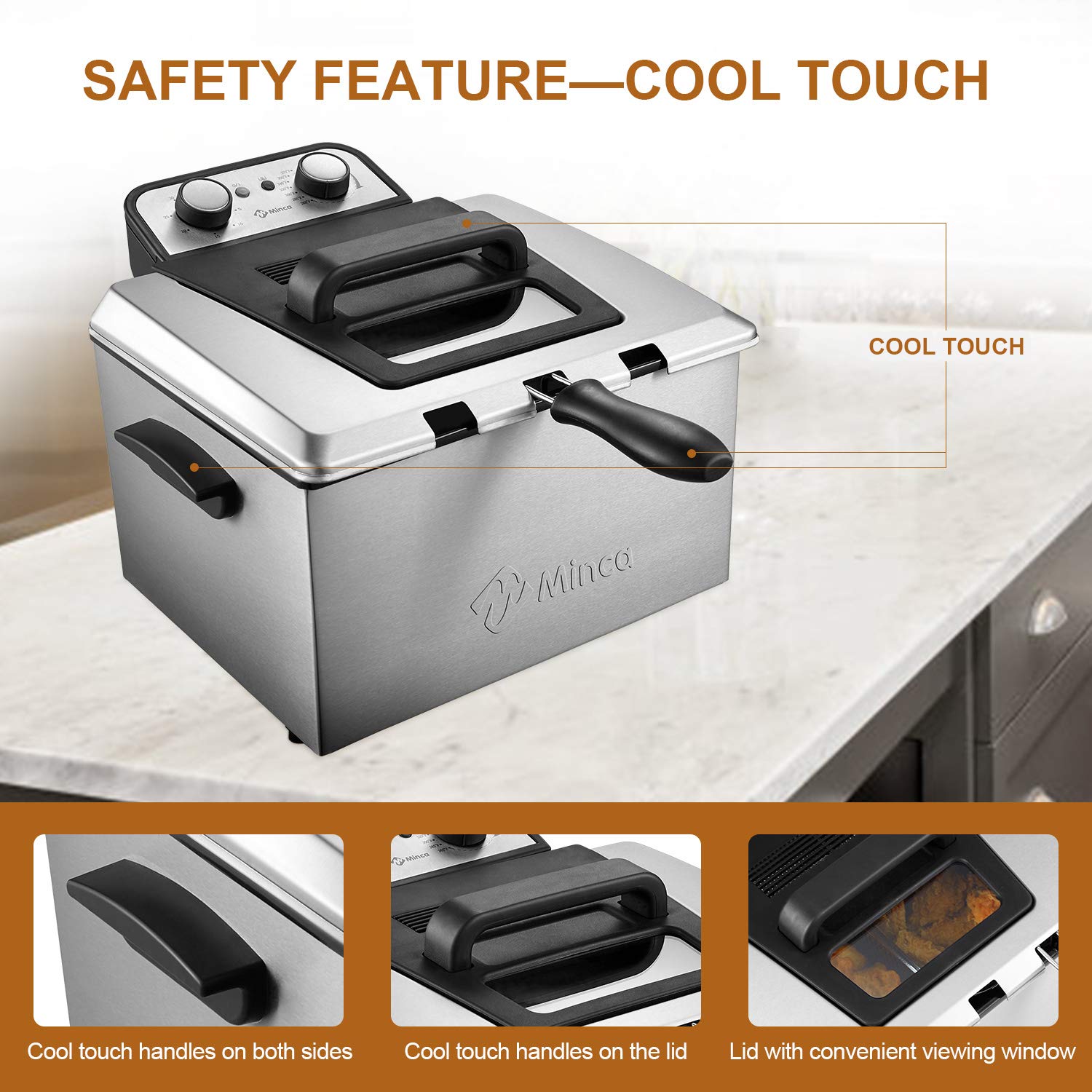 Amazon.com: M Minca 1800-Watt - Cesta triple de acero ...