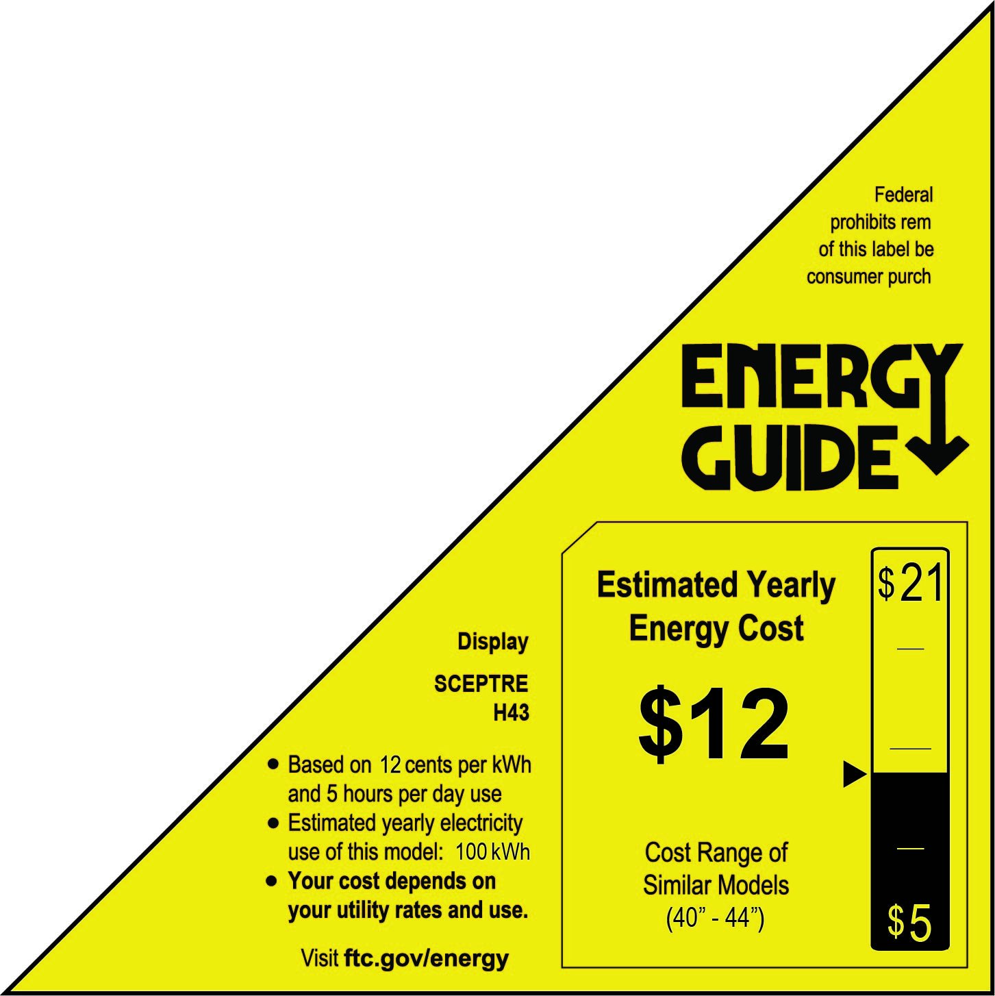 Sceptre 43 inches 1080p LED TV X438BVFSR (2018)