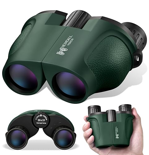 Mini Compact Binoculars Adults Kids 20x25 High Powered Small