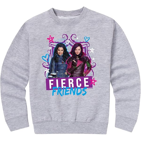 トップス descendant CREW NECK SWEATSHIRT Amazon.com: Disney Descendants - Auradon Prep Crest