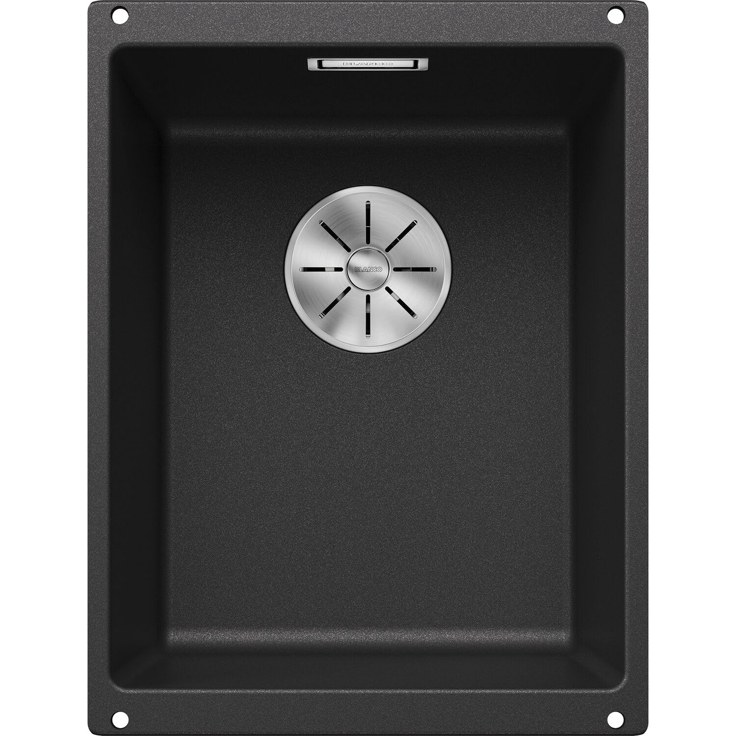 BLANCO SUBLINE 320-U | SILGRANIT Sink in Anthracite | Installation Type: undermount Installation | for 40 cm Wide Base cabinets | One Cut-Out and only one Installation | [35x46x20.2 cm]