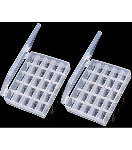 Boîte à Bobines + 10 Bobines Pour Machine à Coudre Pfaff - Compatible Modèles 260, 262, 362, 463, 563, 1100-1200
