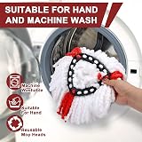 NICEMOVIC 3 Pack Triangle Spin Reusable Mop Heads for Vileda 2 in 1 Turbo view 4