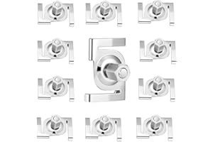 Molutjin Set of 10 T Bar Ceiling Clips, Drop Ceiling Clip Track Lighting Attachment Heavy Duty Track Lighting Mounting Clips,