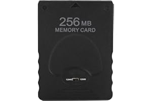 256MB Game Memory Card, Portable High Speed Memory Card for 2 Game Data Console(Black)