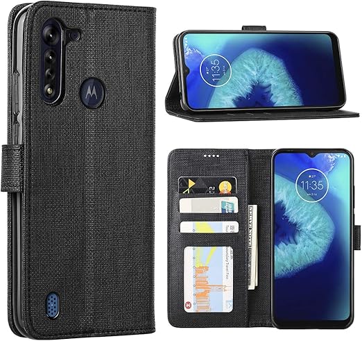 Amazon Com Feitenn Moto G8 Power Lite Wallet Case Slim Thin Flip Folio Cover Kickstand Credit Card Slots Holder Magnetic Closure Bumper Pu Leather Shockproof Shell For Motorola Moto G8 Power Lite 6 5