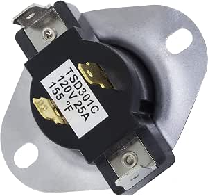 WP3387134 (3387134) Dryer Cycling Thermostat for Meytag, Kenmore, Whirlpool Dyers Replaces PS11741405, AP6008270, 3387139, 3387135, 306910, 326801, 661512, WP3387134