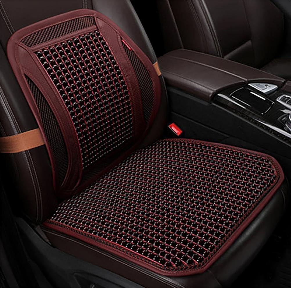 GAOFEI Wood Beaded Seat Cover Massaging Waist Cushions Waist Support, Breathable Lumbar for Car Truck