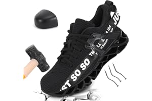 COKAFIL Steel Toe Shoes for Men Women Work Safety Sneakers Puncture Proof for Industry Construction Warehouse Utility