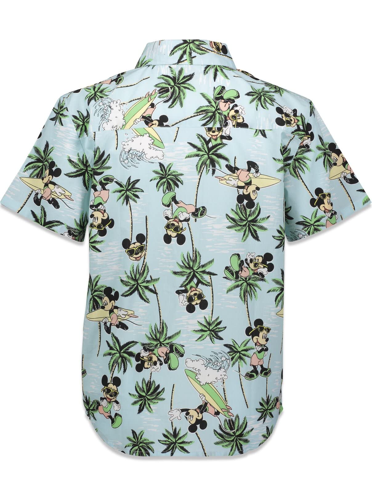 Disney Hawaiian Button Down Dress Shirt Toddler to Big Kid Sizes (2T - 18-20)