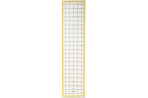 Breman Precision Quilting Rulers – 6x24 Inch Clear Acrylic Rulers for Quilting and Sewing – Laser-Cut Edge, Easy-Read Grid Lines, Angled Markers – Fabric Guide for Left & Right-Handed Users