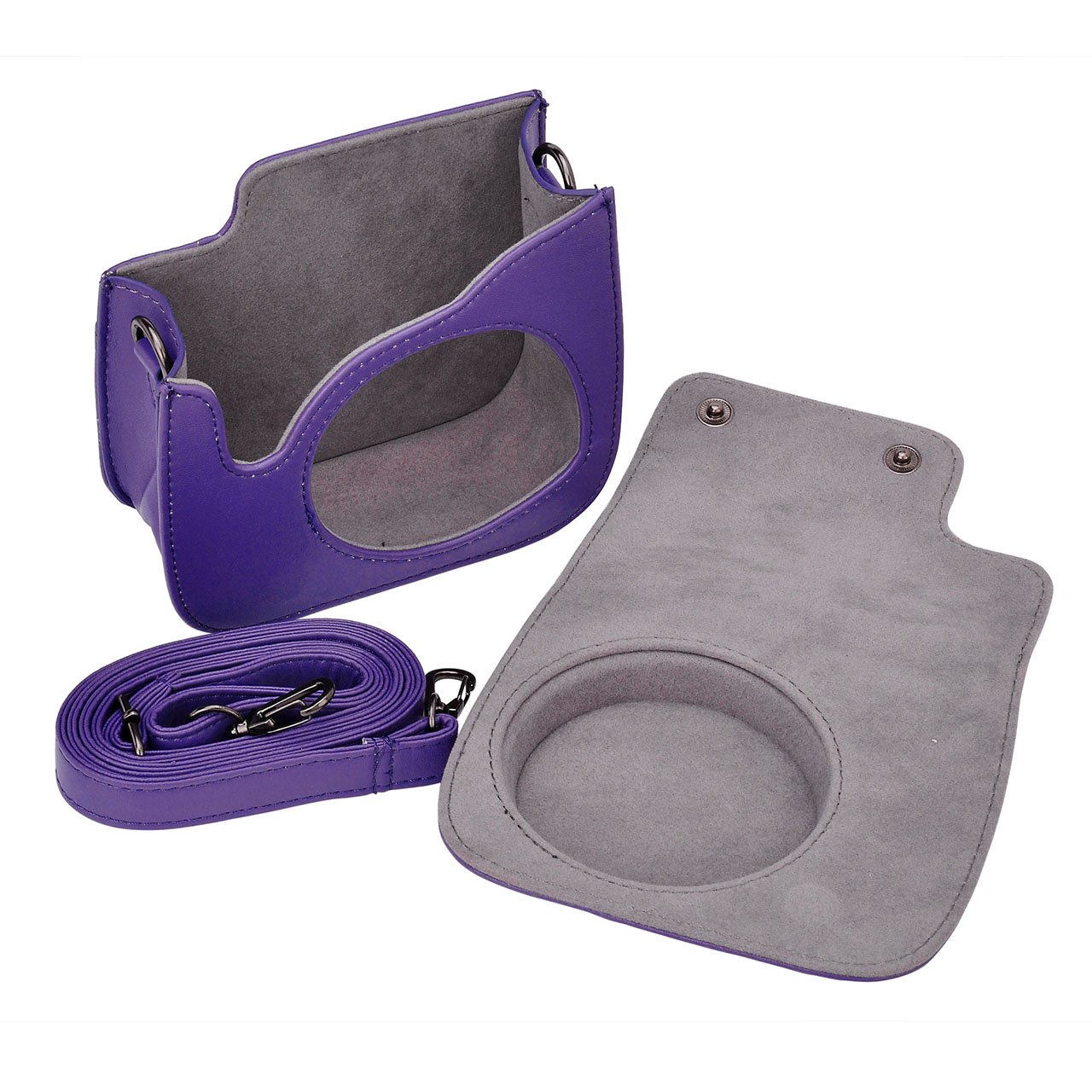 Compatible Fujifilm Instax Mini 8 Mini 8+ Mini 9 Camera Case, Yoption Classic Vintage Pu Leather Camera Case Bag Compatible Mini 8 Mini 8+ Mini 9 Instant Film Camera