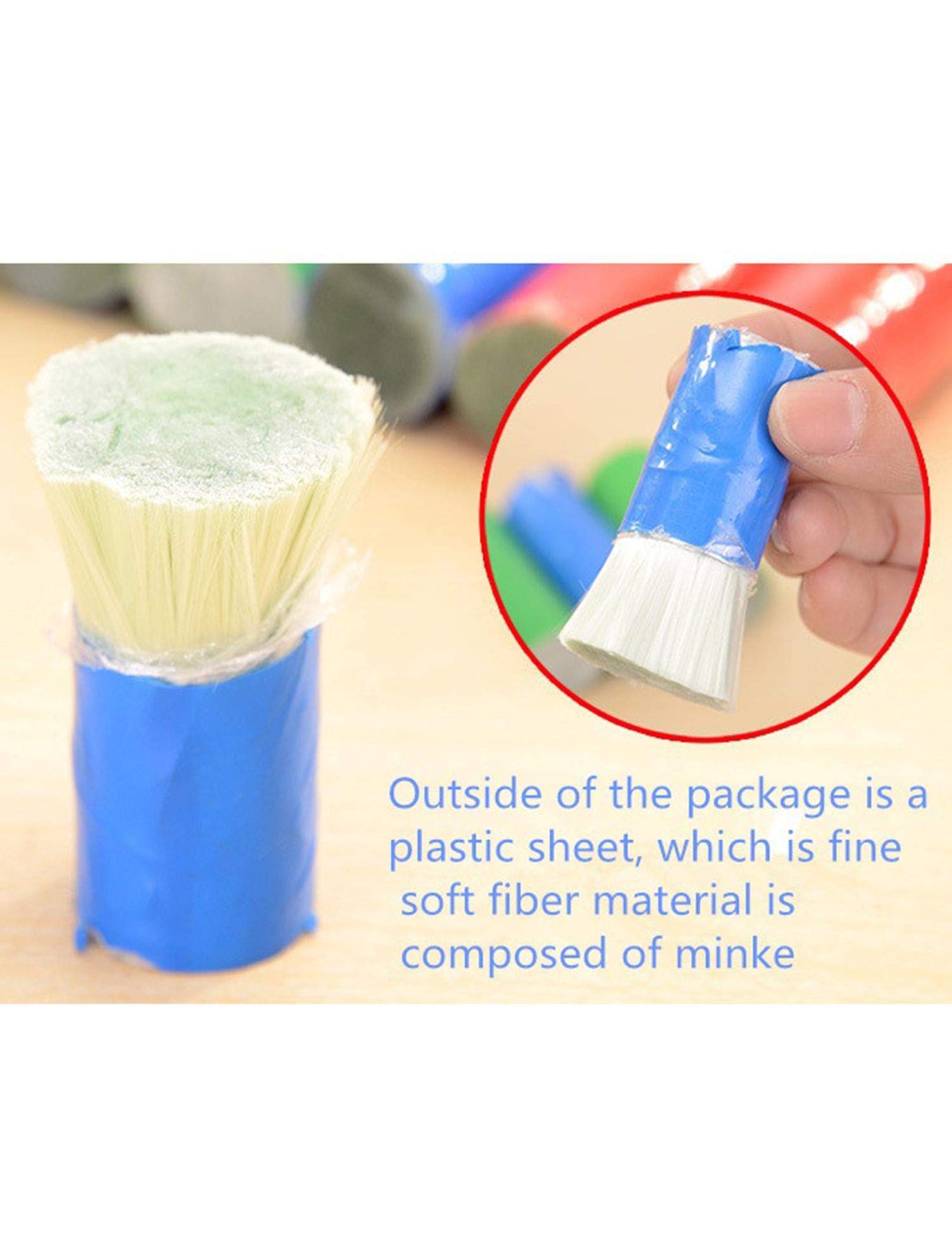 Caiuet 2pcs Stainless Steel Cleaner Brush Rust and Stain Remover for Kitchen Cookware and Metal Polisher Brushes