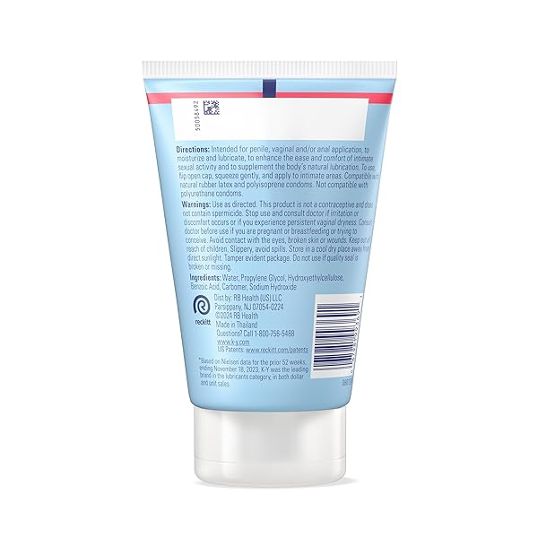 K-Y JELLY CLASSIC WATER-BASED PERSONAL LUBRICANT, WATER BASED LUBE HELPS RELIEVE DISCOMFORT, 7 FL OZ