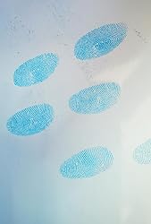 Blue Fluorescent Fingerprint Powder for