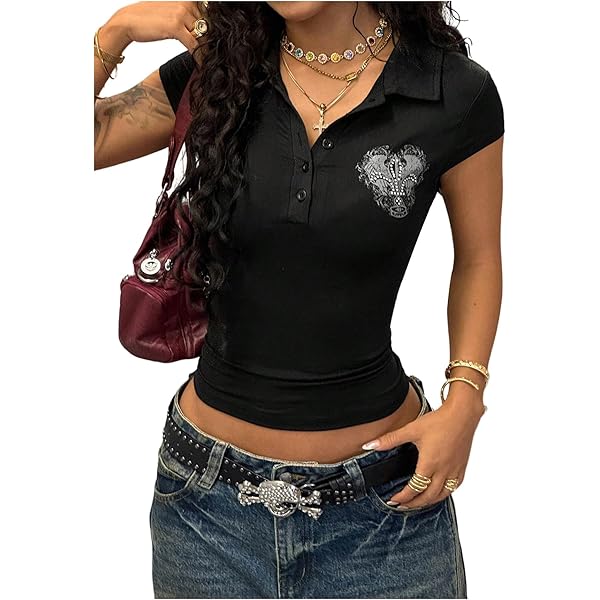 Floerns T-shirt Donna Maniche Lunghe Trasparenti Scollo A Barca - Taglie Forti, Top Sensuale Per Serate E Discoteca - 2