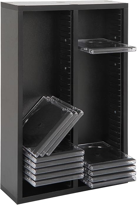 Jago Cd Regal Cd Wandregal Cd Stander Mit Platz Fur 60 Cds In Drei Amazon De Cd Regal 60 Cds