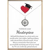VIY Personal Card Masters degree graduation gifts for her, Master graduate gift, Masters graduation gifts for her, Master degree graduate necklace