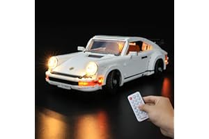 BRIKSMAX Led Lighting Kit for Porsche 911 - Compatible with Lego 10295 Building Blocks Model- Not Include The Lego Set