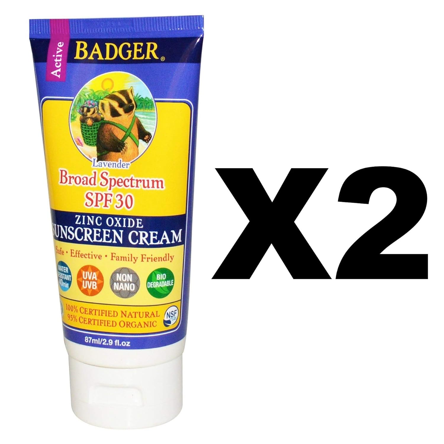 Best Badger Fragrance Free Sunscreen