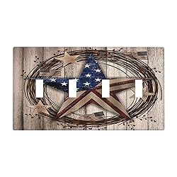 Xuejiaku Light Switch Cover Rustic Western American
