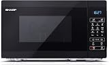 Sharp YC-MG02U-B Compact 20 Litre 800W Microwave with 1000W Grill Black view 3