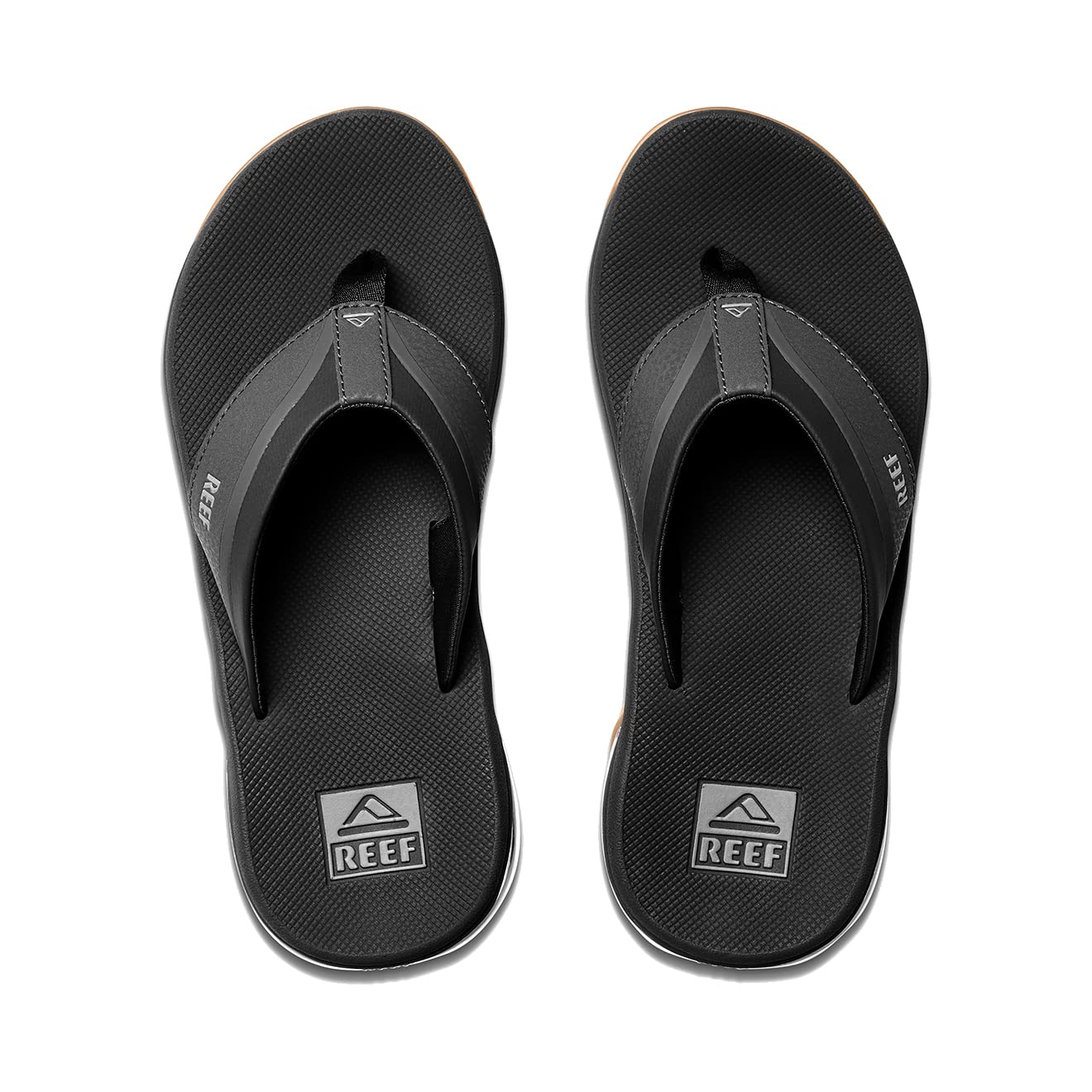 REEF Anchor Men's Beach Flip Flop, Water Friendly, Cushioning Heel Airbag