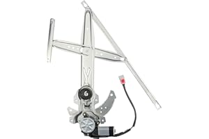 NPAUTO Front Driver Side Power Window Regulator with Motor Assembly Replacement for 1996 1997 1998 1999 2000 Honda Civic Coupe Hatchback 2-Door, Left, 741-737