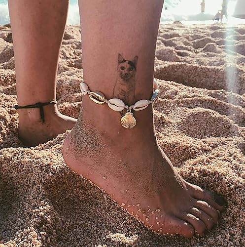 Amazon Row Lingシェルアンクレット女性の足のジュエリービーチ裸足サンダルブレスレットアンクレット足に女性の足首ストラップボヘミアンアクセサリーアンクレット ペア アンクレット 通販