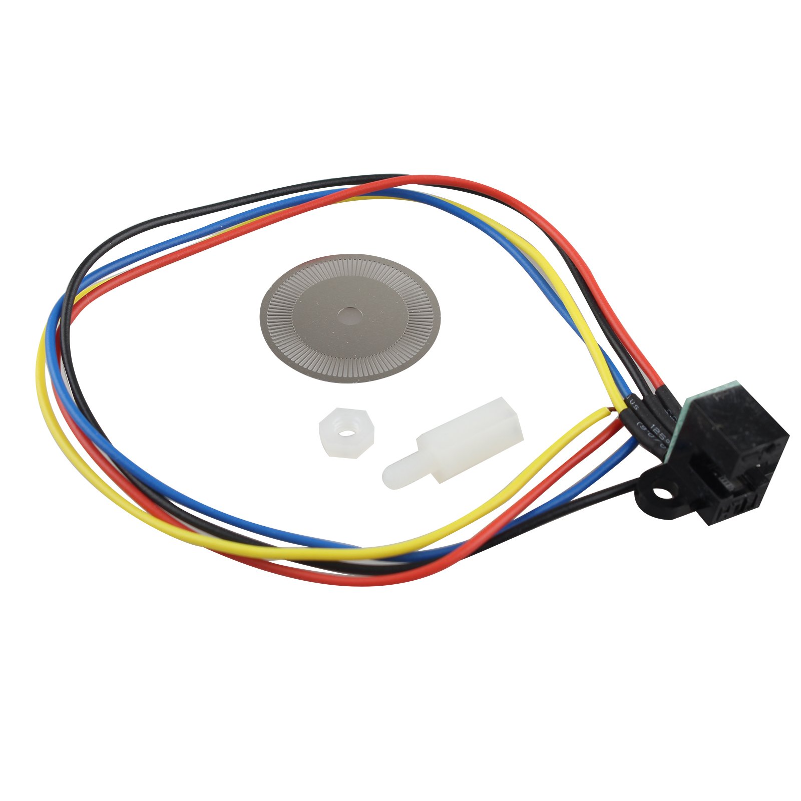 HALJIA Photoelectric Encoder Tacho Generator Speed Sensor Coded Disc Code Wheel For Freescale Smart Car