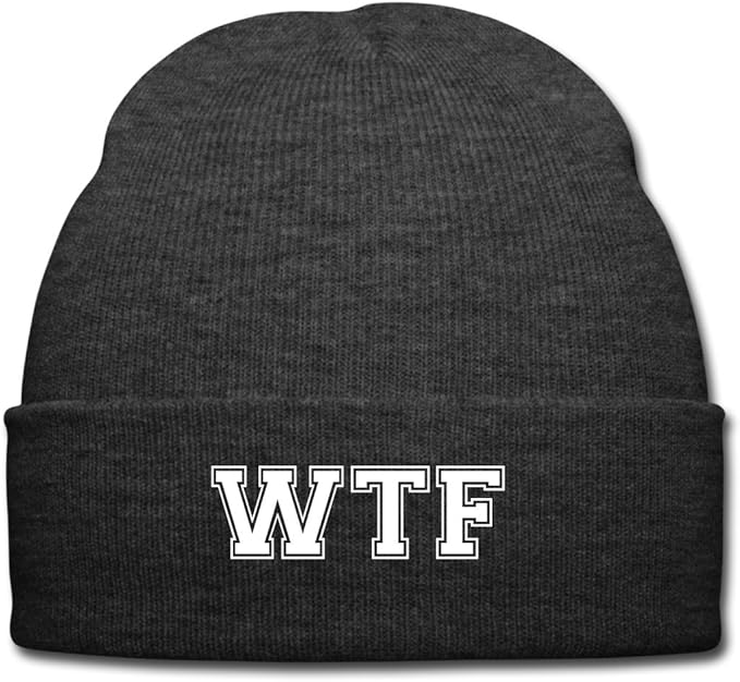 WTF Spreadshirt Hat Unisex Amazon.co.uk Clothing