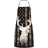 Mshutbna Kitchen Aprons for Men with Pockets Chef Apron for Women Cooking Gardening Baking Server Waitress