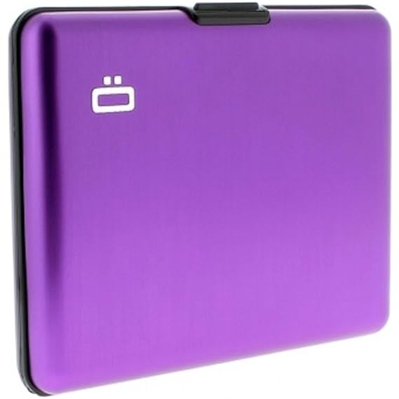 Ögon BS-Purple Geldbörse Big Stockholm wallet Aluminium lila eloxiert