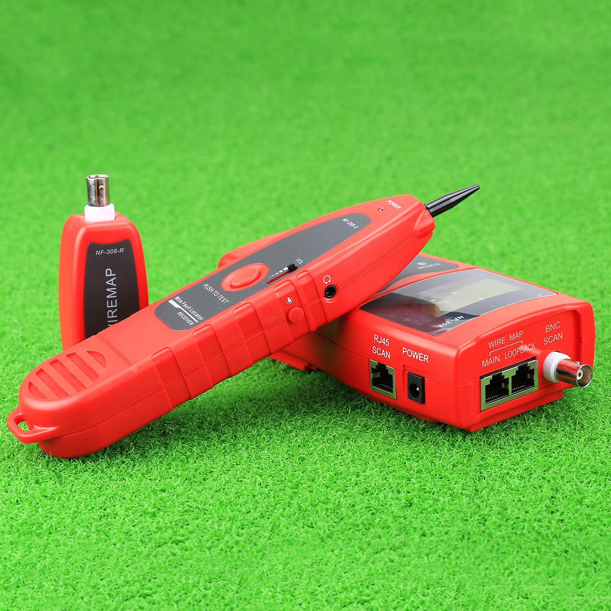 NF-308 Network Telephone Audio Cable Length With Tester Remote Identifier, orange - Image 4