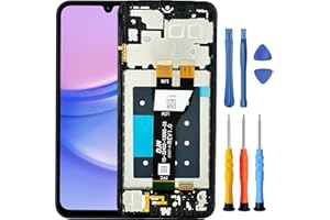 Foufinin for Samsung Galaxy A14 5G Screen Replacement for Samsung A14 5G Screen Replacement with Frame SM-A146U SM-A146A SM-A146W SM-A146P LCD Display Touch Digitizer Assembly with Tools Black