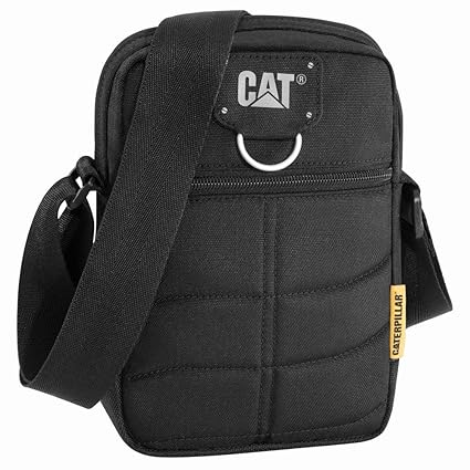 CAT Cargo Polyester 4 cms Black Messenger Bag (83437-01)