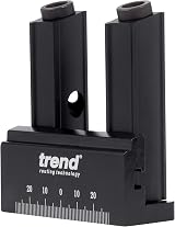 Trend Mini Twin Pocket Hole Jig with HSS Drill Bit & Depth Collar view 1