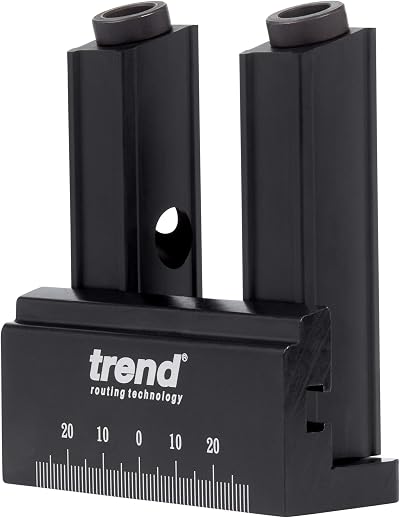 Trend Mini Twin Pocket Hole Jig with HSS Drill Bit & Depth Collar