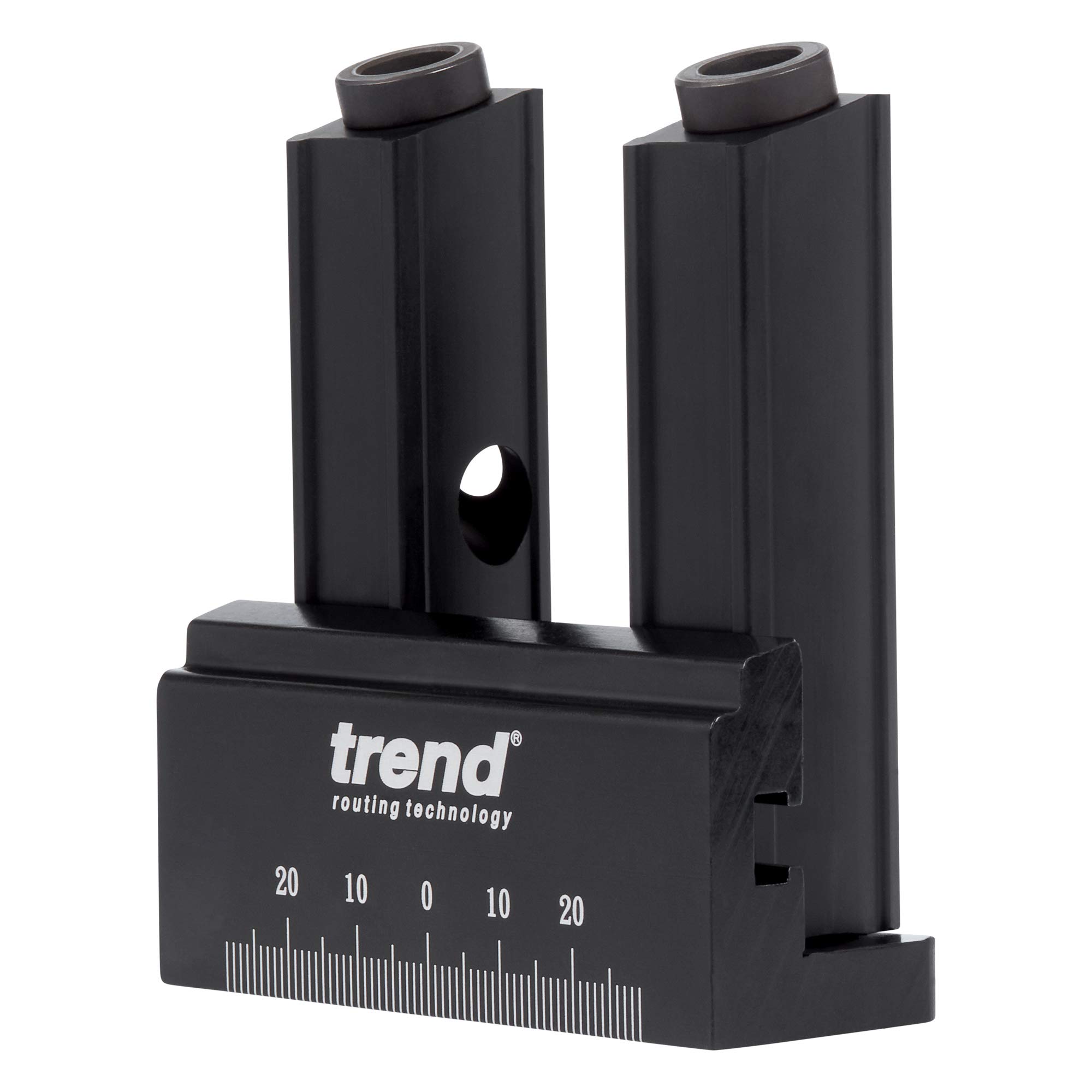 Trend Mini Twin Pocket Hole Jig with HSS Drill Bit & Depth Setting Collar, Square Drive Bit & Pocket Hole Screws Selection, PH/JIG/M — image 1