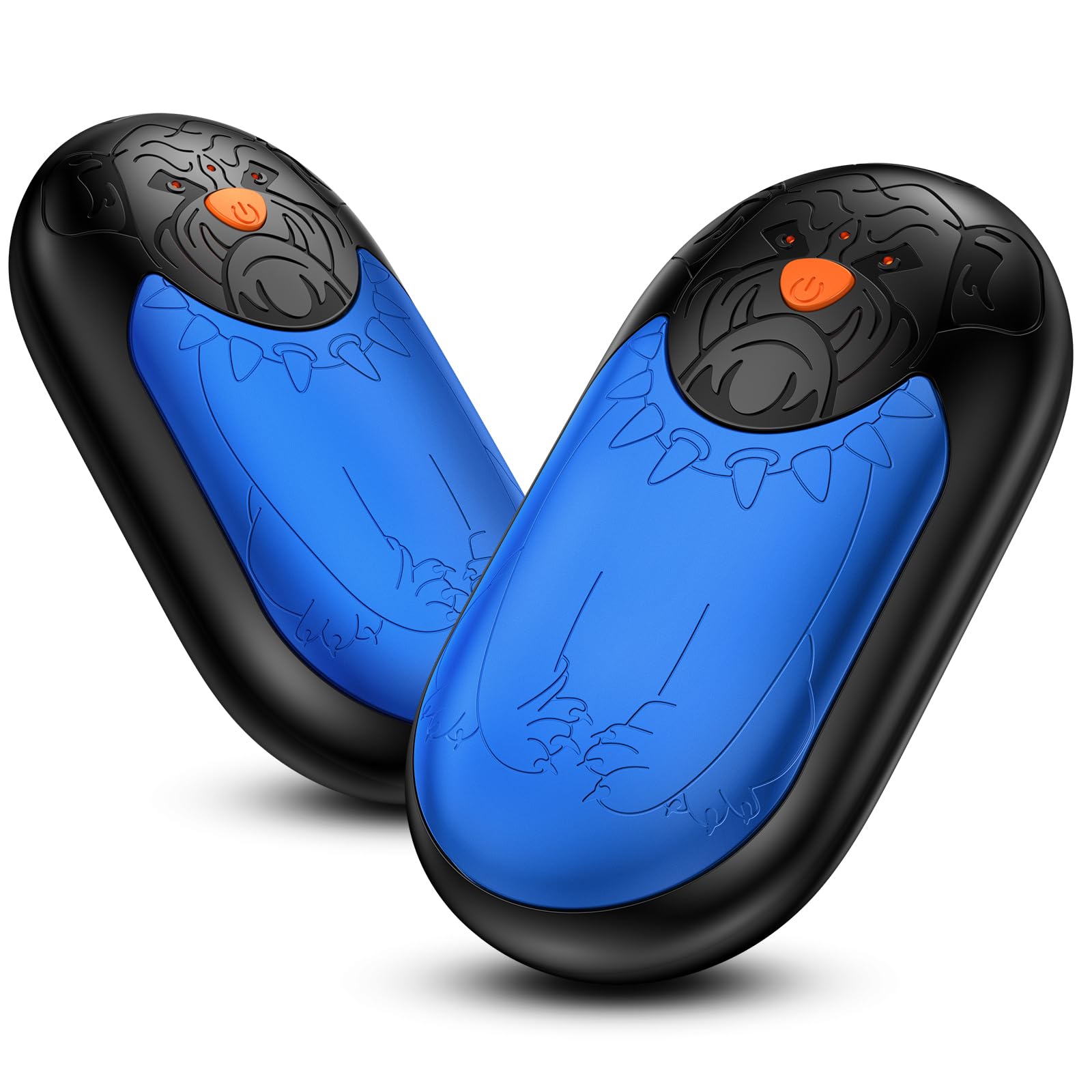 24 Hr Heating Hand Warmer Rechargeable 2 Pack | 6000mAh Electric Hand Warmers with 3 Heating Modes, USB Reusable Portable Pocket for Women Men Camping Hunting Golf(Blue)